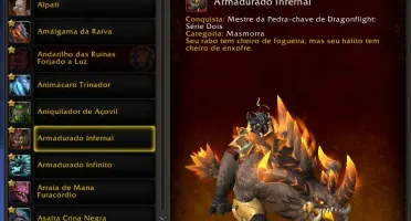 conta wow top para colecionadores