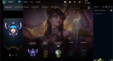 Conta lol Smurf Diamante 4 MMR D1 E-mail Não Verificado