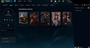 Conta lol Smurf Diamante 4 MMR D1 E-mail Não Verificado