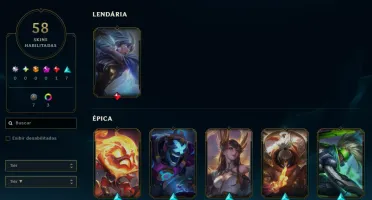 [Entrega Automática] Conta Lol Bronze, 58 Skins, Upada A Mão