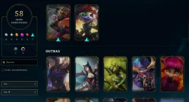 [Entrega Automática] Conta Lol Bronze, 58 Skins, Upada A Mão
