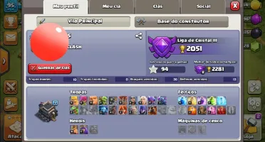 Conta Clash of Clans bem upada cv9
