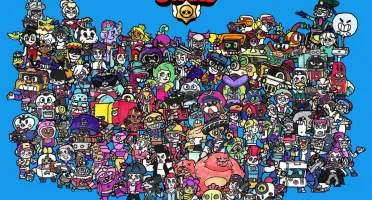 Brawl Stars com bastante herois