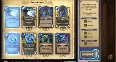 Conta Hearthstone com 332 lendárias +40k pó arcano