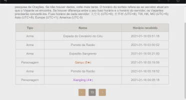 AR 50 - Ganyu, Jean + Lança de Jade P. e Espada Celestial