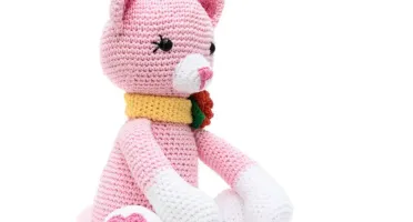 Gatinha Miau em Amigurumi