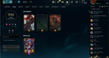 Conta lol mt skin