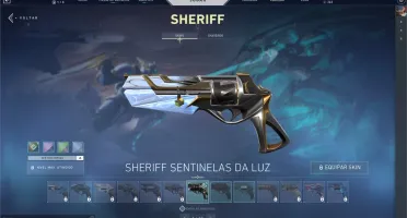conta valorant com sheriff sentinelas + 2525 VP