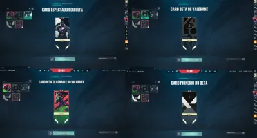 Conta Beta Valorant Vandal Saqueador, Íon, Netuno, faca xeno