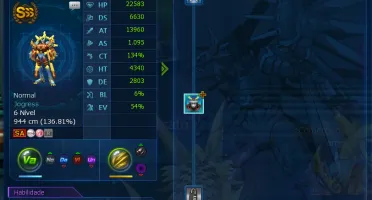 Conta Aoa Ladmo/Omega conta mid/end game ladmo server omega