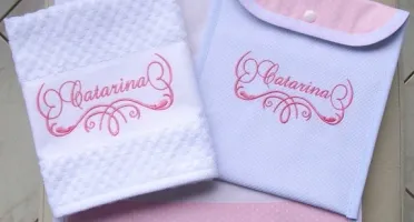 Kit Lancheira com Nécessaire e Toalha Personalizado