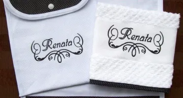 Kit Lancheira com Nécessaire e Toalha Personalizado