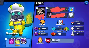 Conta brawl stars quase Full com kanji nível 11 já e passe