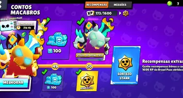 Conta brawl stars quase Full com kanji nível 11 já e passe