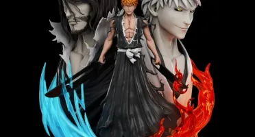 bleach ichigo kurosaki, Zangetsu, White 3D STL