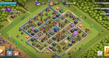 2 conta de clash of clans e clash royale