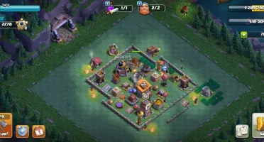2 conta de clash of clans e clash royale
