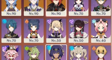 Conta Genshin AR50+ com varios 5*