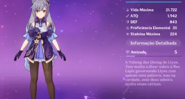 Conta Genshin AR50+ com varios 5*