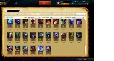 Conta League of Legends Prata 86 champions 16 skins