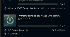 Conta 20 campeões 3 skins unranked
