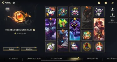 Conta Wild Rift Lv 155, 195 Skins 3X Gm