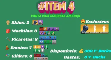 Contas Fortnite | Várias Skins | V-bucks Gastos |Skins Raras