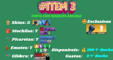 Contas Fortnite | Várias Skins | V-bucks Gastos |Skins Raras