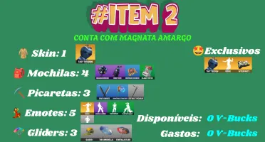 Contas Fortnite | Várias Skins | V-bucks Gastos |Skins Raras