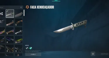 Conta Ex imortal Faca Xenocaçador & muitas skins de vandal