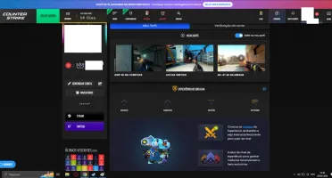 Conta Cs2 Prime +3K Horas, Quase 20K Pontos, Broches, Jogos