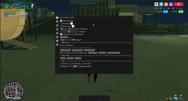 Mod Menu MTA, puxando armas, aimbot, etc...