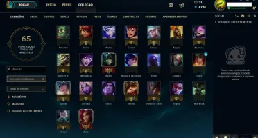 Conta LOL Diamante V Smurf