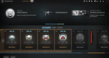 Contas Envelhecidas Warzone - Aleatórias - LV 30+
