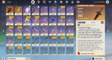 AR35 - Scaramouche com Tulay + Diluc com Tumulo + 17 tiros