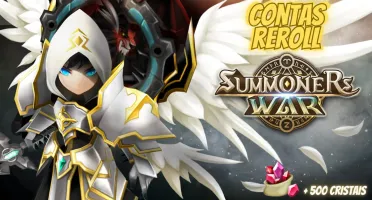 [Mais Vendido] Summoners War Contas Reroll-Nat Ld +500Gemas