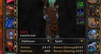Mage 6.5k GS + Warlock full t10her +Druid full t10her feral