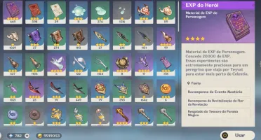 Xiao, Hutao, Zhongling, entre outros. Venha conferir.