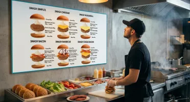 Template Montagem Hamburgueria Canva