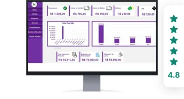 Planilha de Controle Financeiro e Cadastro de Clientes