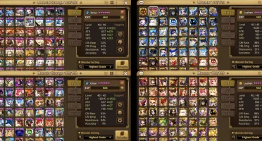 Summoners War Global com 3 LDS Gisele Pater DeburokuDark Ric