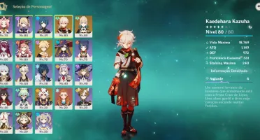 KAZUHA + ITTO + HARPA CELESTIAL AR50 (JEAN+MONA)