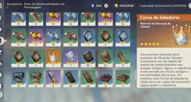 Conta Genshin AR:50