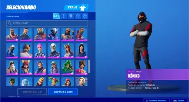 Fortnite Season 1 Cavaleiro Negro - Tubarao Mako - Ikonik