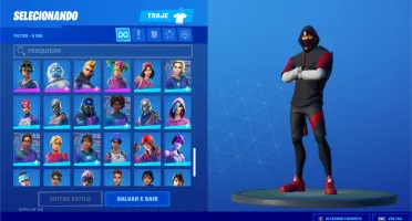 Fortnite Season 1 Cavaleiro Negro - Tubarao Mako - Ikonik