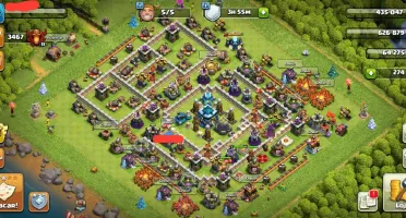 Clash of clans CV12 baratinho