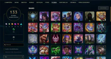 Platina 4 com 110 Champs e 35 Skins ( MAIN ADC )