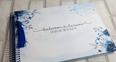 Caderno de Mensagens Personalizado 18 x 27 cm