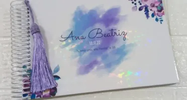 Caderno de Mensagens Personalizado 18 x 27 cm