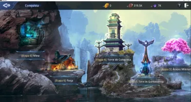 CONTA LEVEL 45 COM TORRE DA CONQUISTA 6 SA64